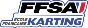 Logo du label "Ecole Française de Karting" par la FFSA